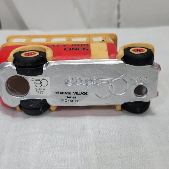 Heritage Village Transport Set – City Bus & Dairy Truck – 1988 w/ Box - - Picture 8 of 16